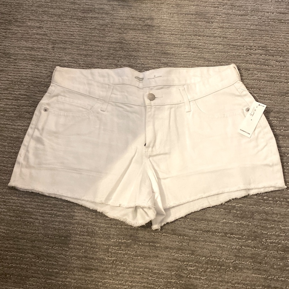 White demim short- new size 6